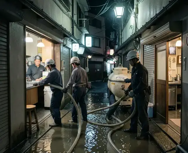 緊急高圧洗浄